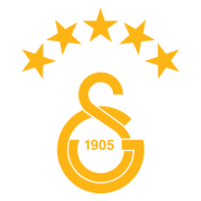 Galatasaray 5 yıldızlı sarı Logo PNG Vector