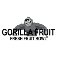 Gorilla Fruit Fresh Fruit Bowls Logo PNG Vector