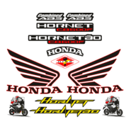 Honda Hornet cb600F adesivo Logo PNG Vector