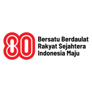 HUT ke 80 Republik Indonesia Logo PNG Vector