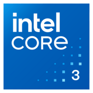 Intel Core 3 Logo PNG Vector