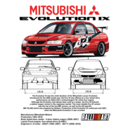 MITSUBISHI EVOLUTION IX Logo PNG Vector