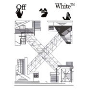 OFF-WHITE ABSTRACT BORDER LINE Logo PNG Vector