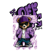 OFF WHITE BEAR 234 Logo PNG Vector