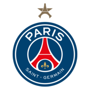 Paris Saint-Germain (PSG) 2025 Eiffel Tower Star Logo PNG Vector