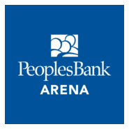 PeoplesBank Arena White Logo PNG Vector