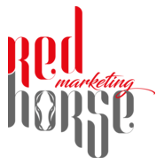 Red Horse Marketing Logo PNG Vector