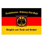 Reichsbanner Schwarz Rot Gold Logo PNG Vector
