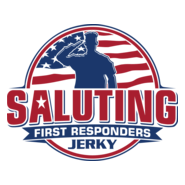 Saluting First Responders Jerky Logo PNG Vector