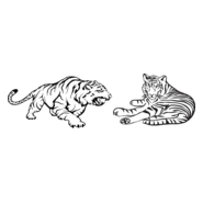 TIGRES - TIGER Logo PNG Vector