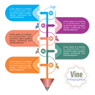 Vine Infographics Logo PNG Vector