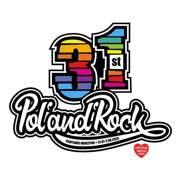 31. Pol'and'Rock Festival 2025 Logo PNG Vector