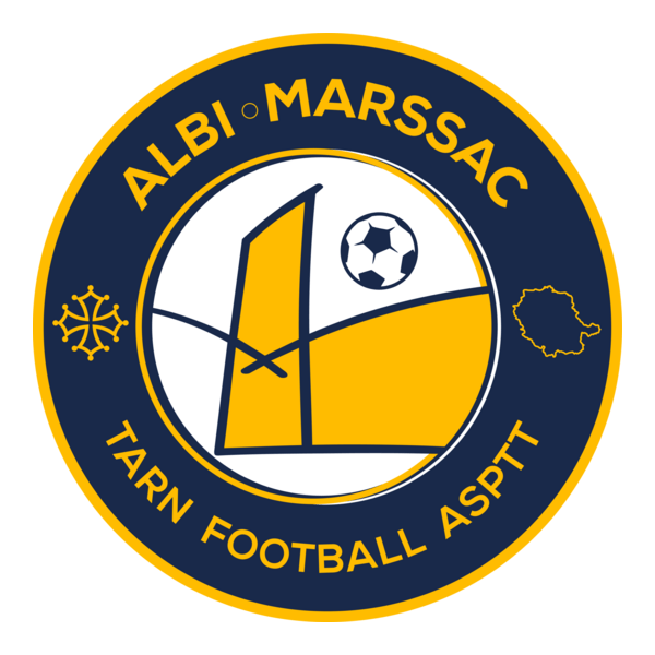 Albi Marssac Tarn Football ASPTT Logo PNG Vector