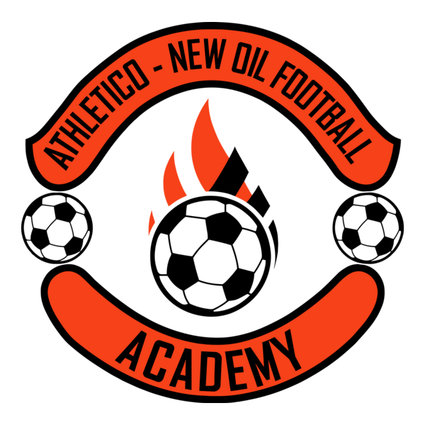 Athlético New Oil Football Academy Logo PNG Vector
