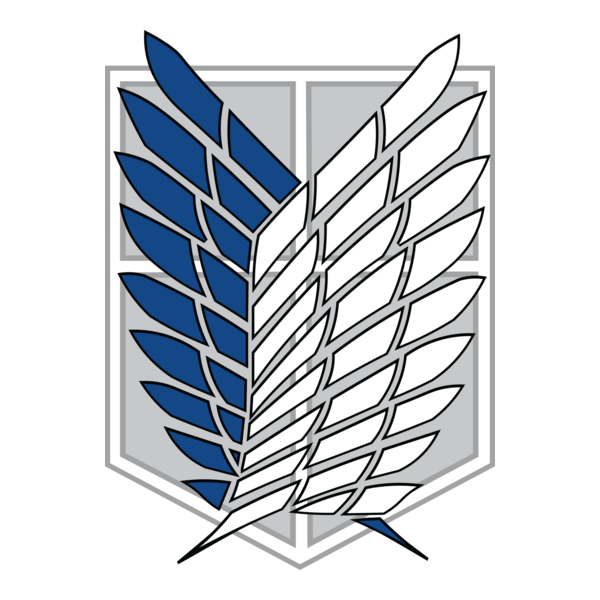 attack on titan legion flag Logo PNG Vector