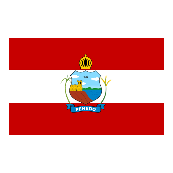 Bandeira Oficial de Penedo - Alagoas Logo PNG Vector