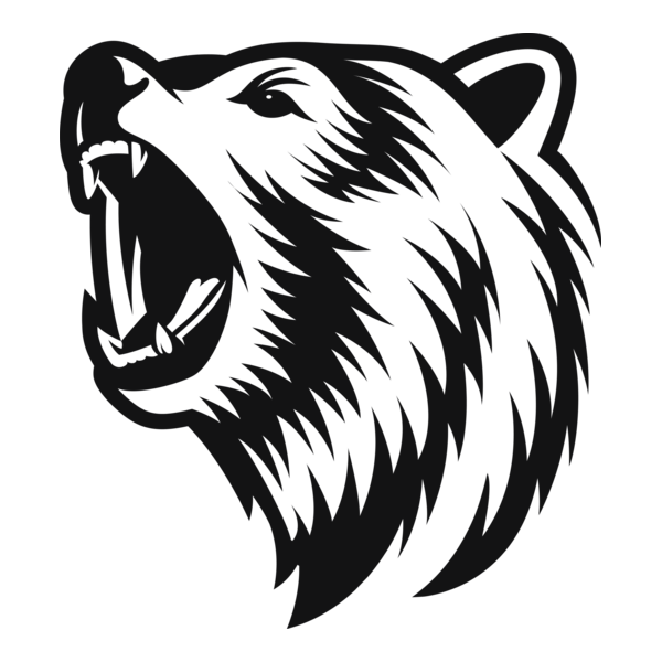 Bear Head Logo PNG Vector