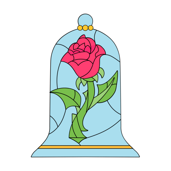 Beauty and the Beast Logo PNG Vector