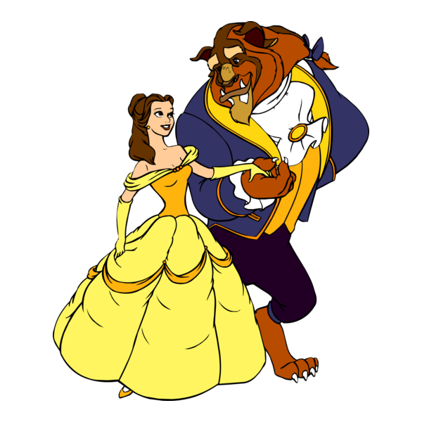 Beauty and the Beast Logo PNG Vector