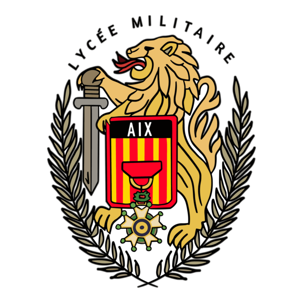 Blason lycée militaire Aix-en-Provence Logo PNG Vector