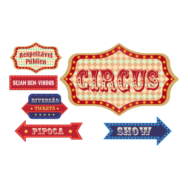CIRCO - CIRCUS - SHOW Logo PNG Vector