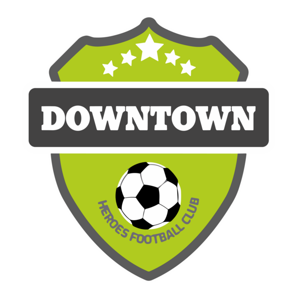 Downtown Heroes FC Logo PNG Vector