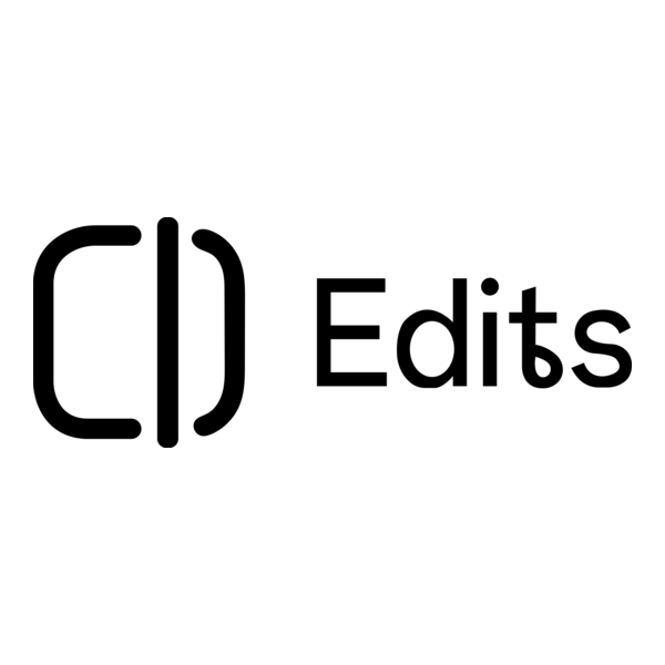 Edits, an Instagram app Black Logo PNG Vector