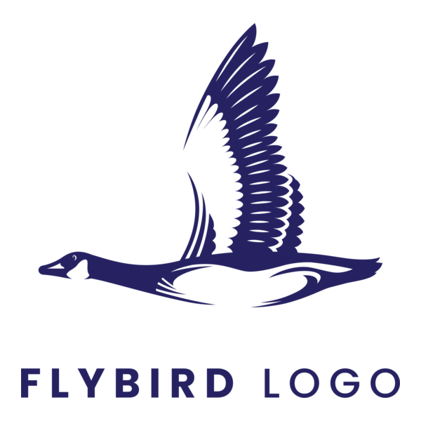 Fly Bird Logo PNG Vector