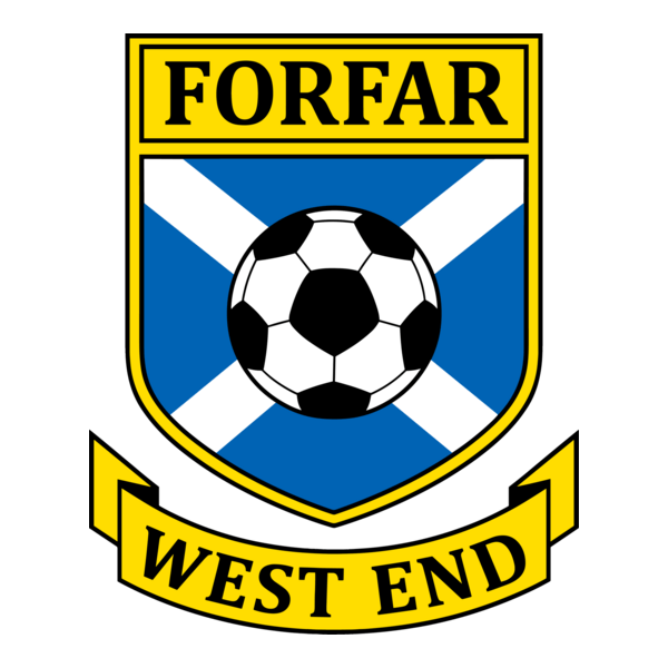 Forfar West End Football Club Logo PNG Vector