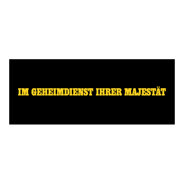 Im Geheimdienst Ihrer Majestät Logo PNG Vector