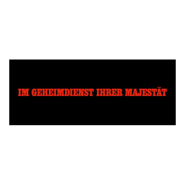 Im Geheimdienst Ihrer Majestät Logo PNG Vector