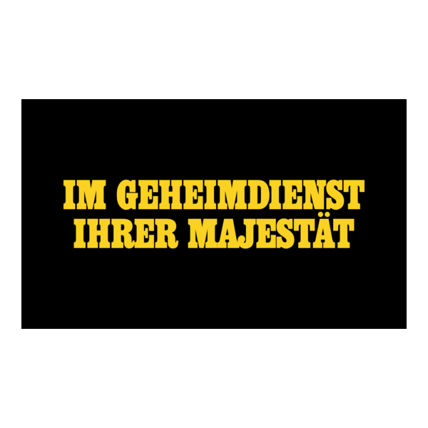 Im Geheimdienst Ihrer Majestät Logo PNG Vector
