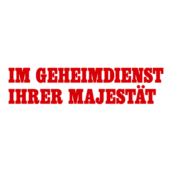 Im Geheimdienst Ihrer Majestät Logo PNG Vector