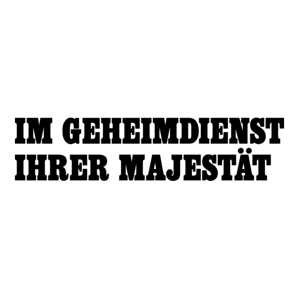 Im Geheimdienst Ihrer Majestät Logo PNG Vector