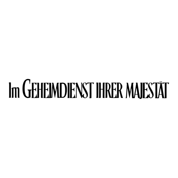 Im Geheimdienst Ihrer Majestät Logo PNG Vector