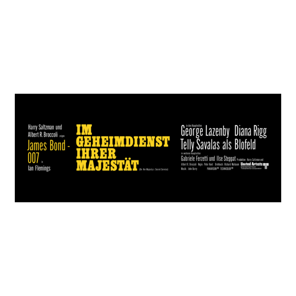 Im Geheimdienst Ihrer Majestät Logo PNG Vector