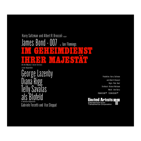 Im Geheimdienst Ihrer Majestät Logo PNG Vector