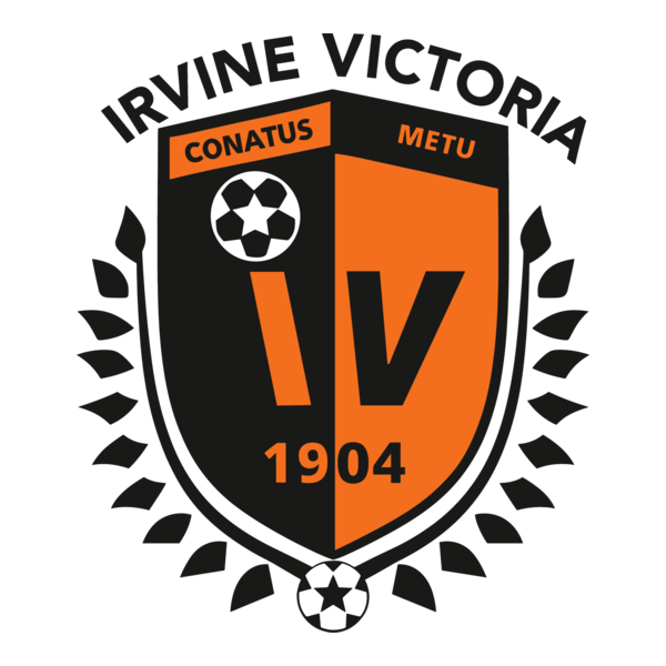 Irvine Victoria Football Club Logo PNG Vector