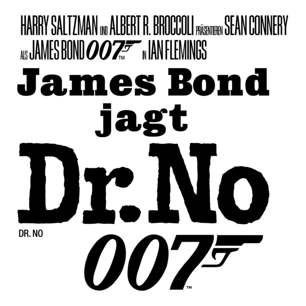 James Bond – 007 jagt Dr. No Logo PNG Vector