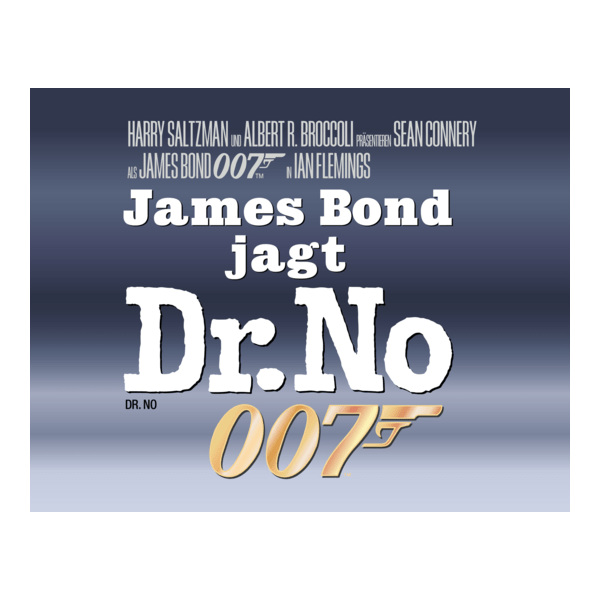 James Bond – 007 jagt Dr. No Logo PNG Vector