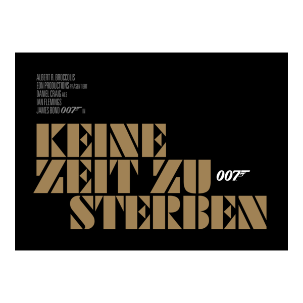 Keine Zeit zu sterben Logo PNG Vector