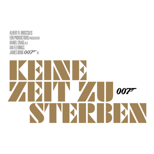 Keine Zeit zu sterben Logo PNG Vector
