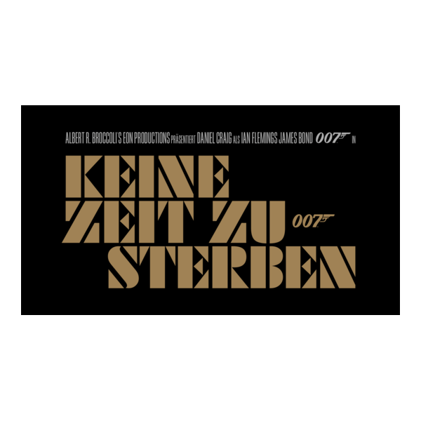 Keine Zeit zu sterben Logo PNG Vector