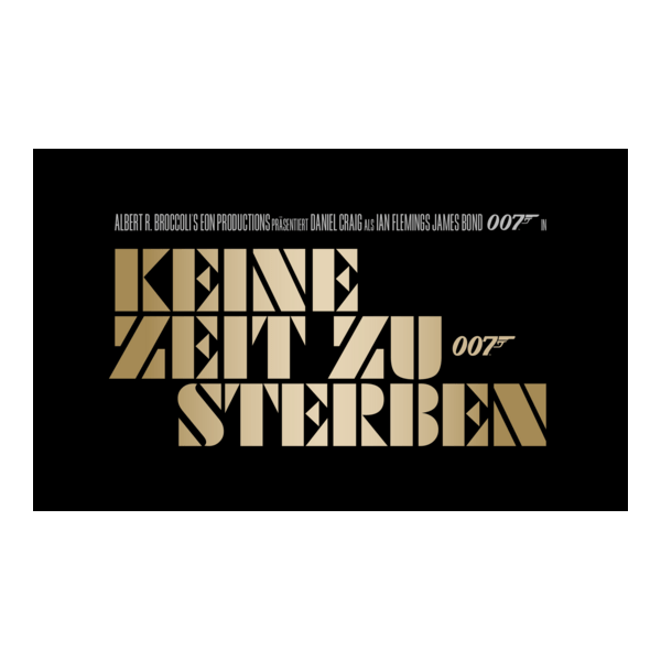 Keine Zeit zu sterben Logo PNG Vector