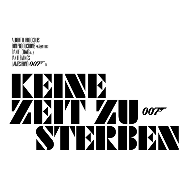 Keine Zeit zu sterben Logo PNG Vector