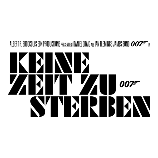 Keine Zeit zu sterben Logo PNG Vector