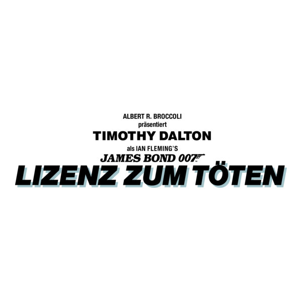 Lizenz zum Töten Logo PNG Vector