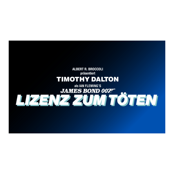 Lizenz zum Töten Logo PNG Vector