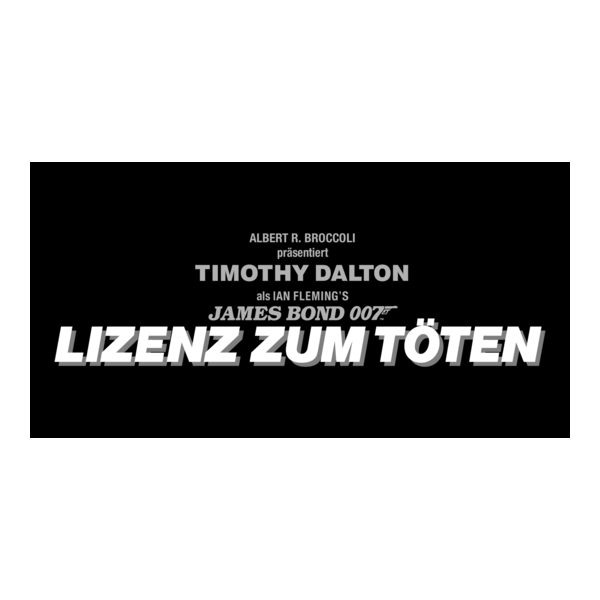 Lizenz zum Töten Logo PNG Vector