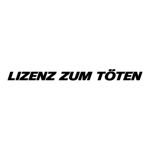 Lizenz zum Töten Logo PNG Vector